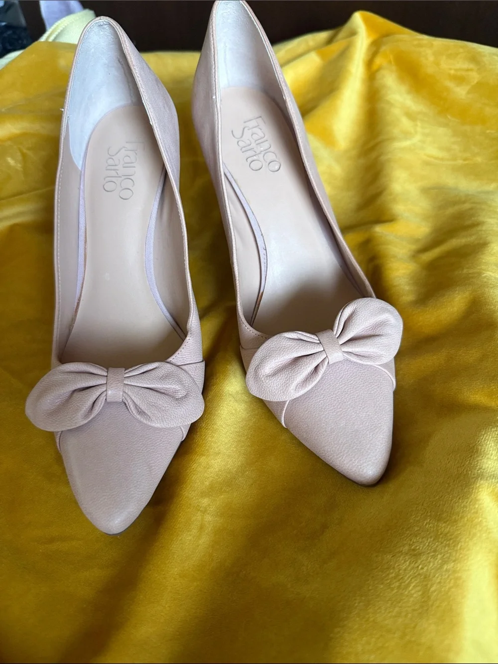 Franco Sarto Blush Bow Pointed-Toe Pumps